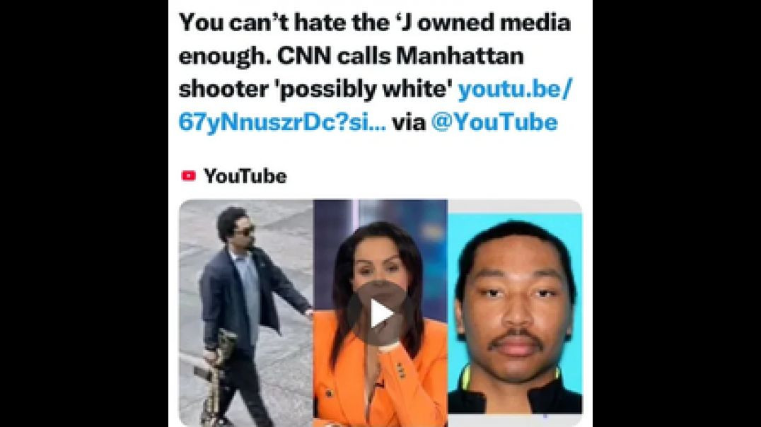 ⁣LEFTIES LOSING IT 🙃 CNN CALLS MANHATTAN SHOOTER 'POSSIBLY WHITE'❗