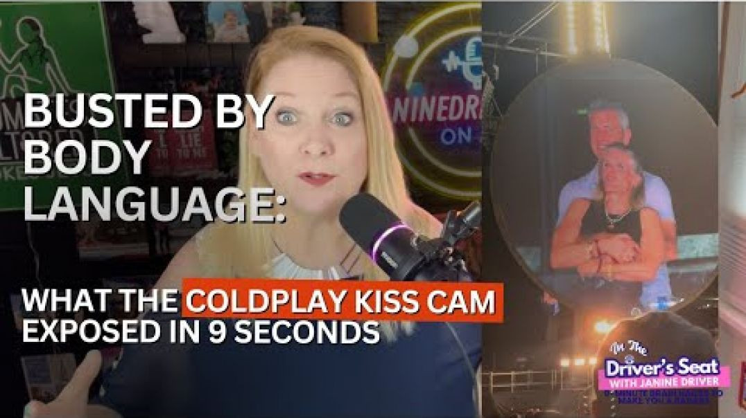 ⁣BUSTED BY BODY LANGUAGE 🎦 WHAT THE COLDPLAY KISS CAM EXPOSED IN 9 SECONDS