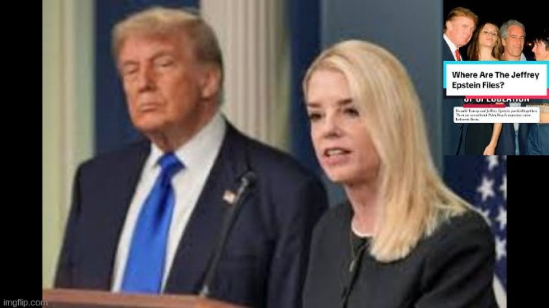 ⁣WHAT IS IT THAT TRUMP AND BONDI ARE ATTEMPTING TO HIDE⁉️ WE ALL KNOW THAT EPSTEIN IS STILL ALIVE❗