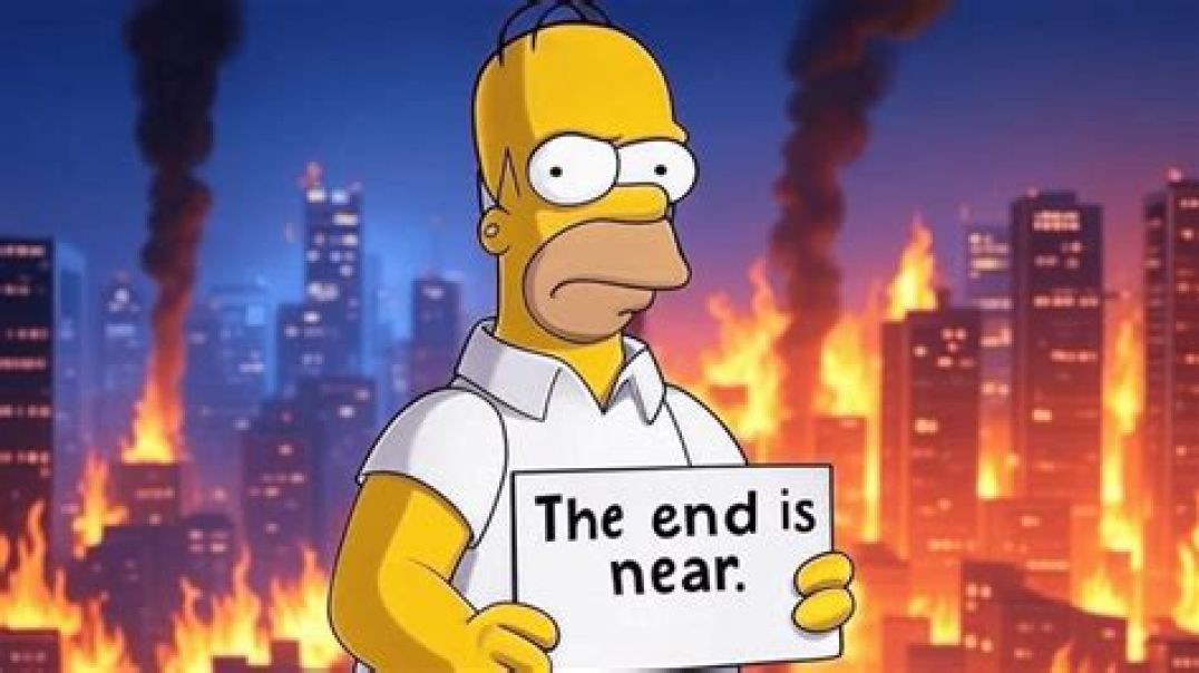 ⁣TOMORROW COMES THE WORLDWIDE BLACKOUT 📴 ACCORDING TO THE SIMPSONS