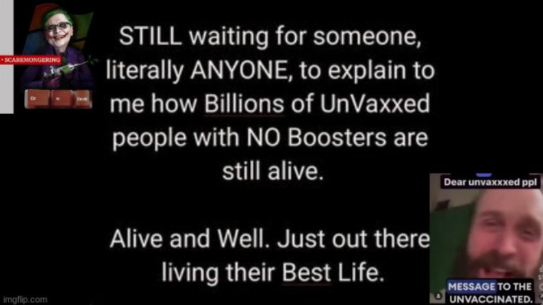 ⁣DEAR UNVAXXED ⚕ PEOPLE