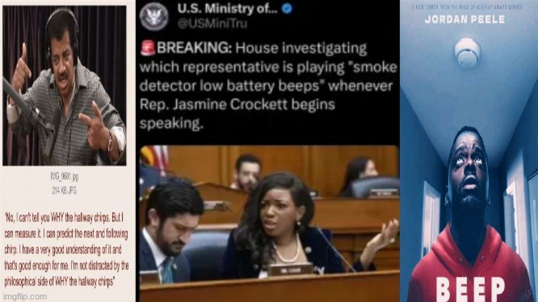 ⁣HOUSE IS INVESTIGATING WHICH REPS ARE PLAYING SMOKE DETECTOR LOW BATTERY BEEPS ON JASMINE CROCKETT❗