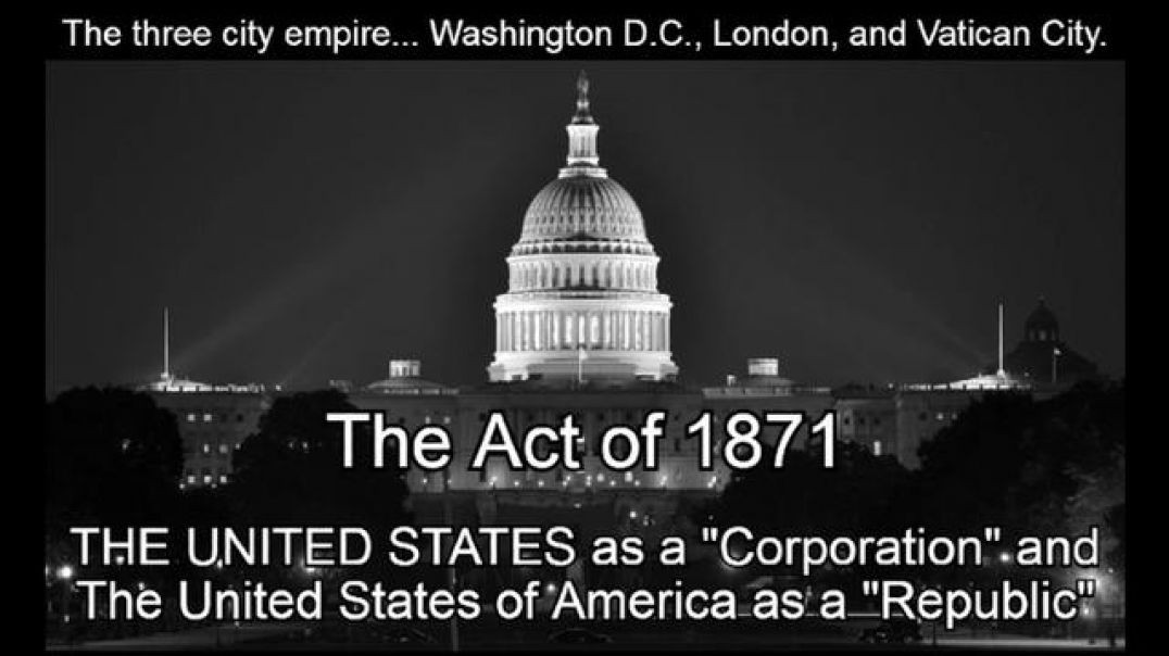 ⁣THE ACT OF 1871 EXPLAINED ₪ USA IS A CORPORATION [FRAUD VITIATES ALL CONTRACTS]