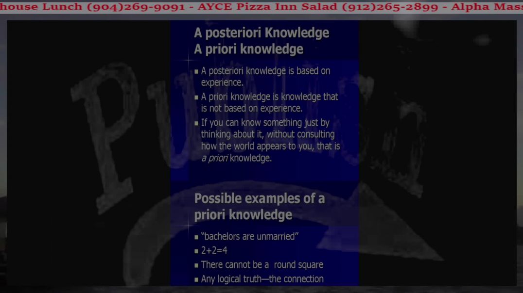 ⁣A Priori Knowledge Or A Posteriori Publishing House Updates With Responses Livestream Fatigue