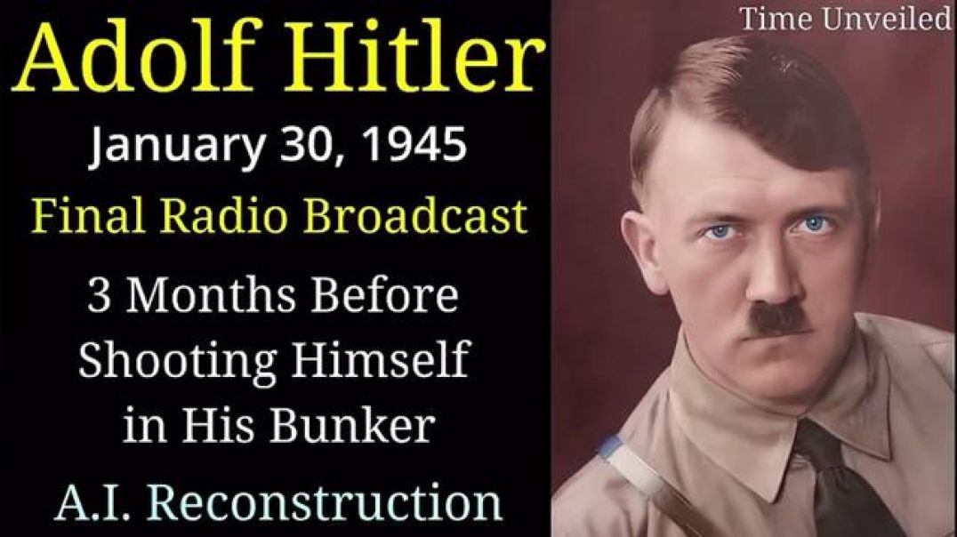 ⁣HERE IS HITLER DESCRIBING THAT THE EUROPEAN GOVERNMENTS ☭ WOULD FALL TO BOLSHEVISM IF HE LOST