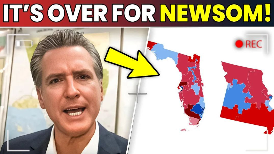 ⁣GRUESOME GAVIN NEWSOM LOSES IT AFTER GERRYMANDER PLAN BACKFIRES❗