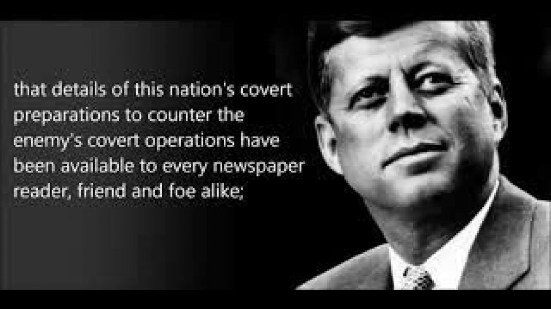⁣THE WALDORF-ASTORIA SPEECH BY JOHN FITZGERALD KENNEDY 💀 THAT LIKELY LED TO HIS ASSISSINATION