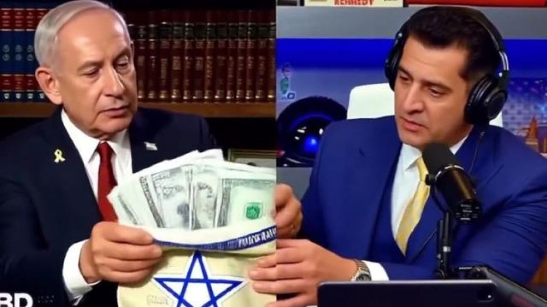 ⁣GATEKEEPER PATRICK BET DAVID CONDUCTS SOFTBALL INTERVIEW ₪ WITH GAZA GENOCIDER BIBI NETANYAHU
