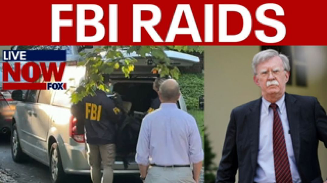 ⁣FBI RAIDS 🚨 FORMER TRUMP ADVISOR JOHN BOLTON'S HOME