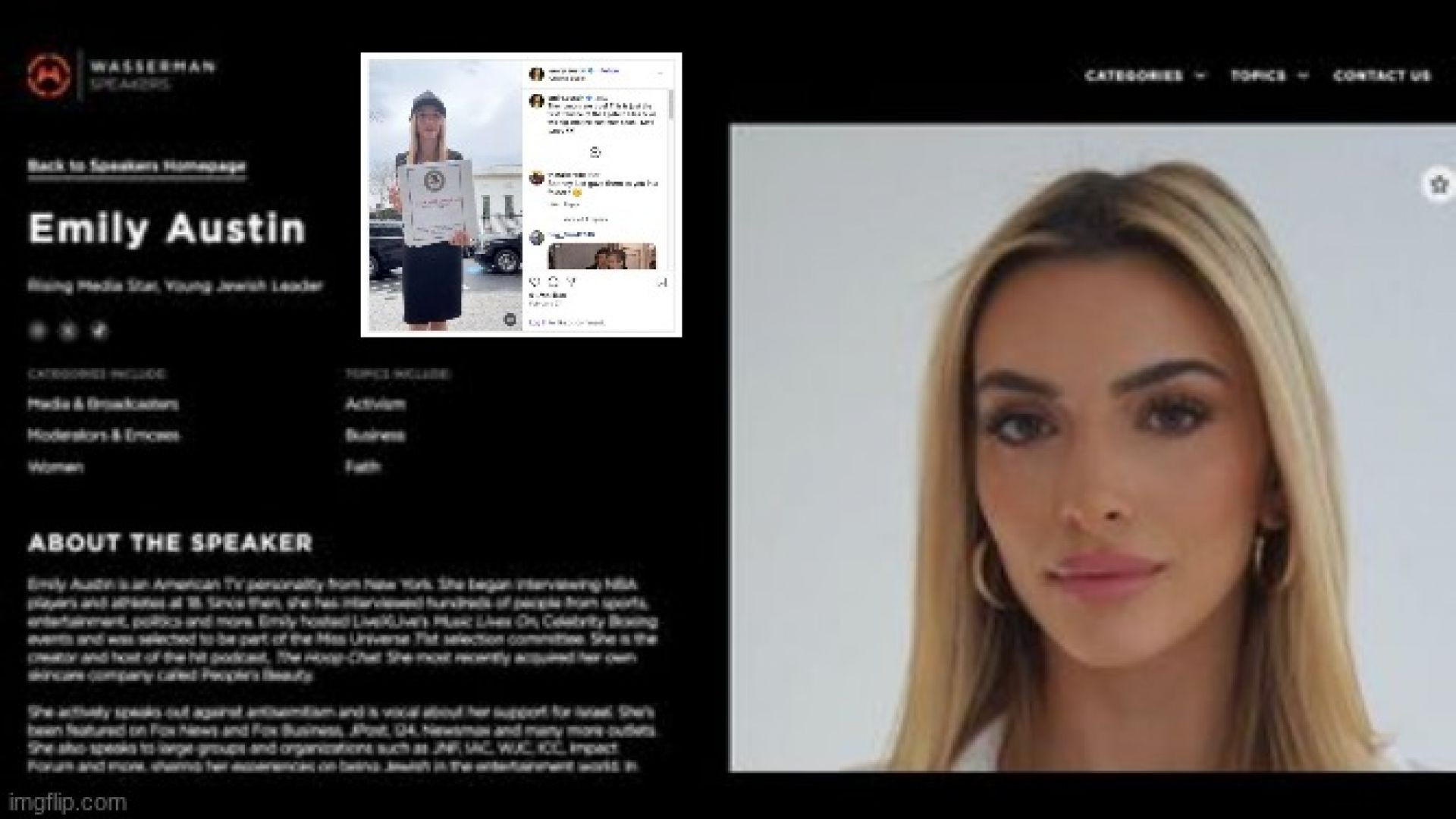 ⁣EMILY AUSTIN AND XAVIAER DᴜROSSEAU ₪ BRING EPIC NETANYAHU AND EPSTEIN CRINGE