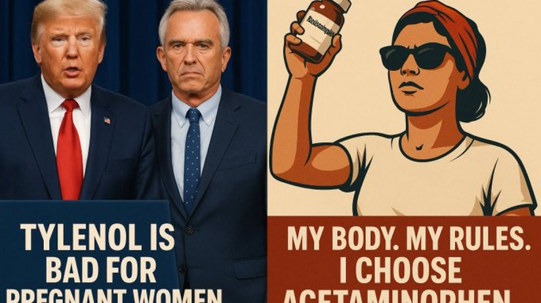 ⁣PREGNANT LIBERAL SELF-YEETS ☠ AFTER TRUMP TYLENOL ANNOUNCEMENT