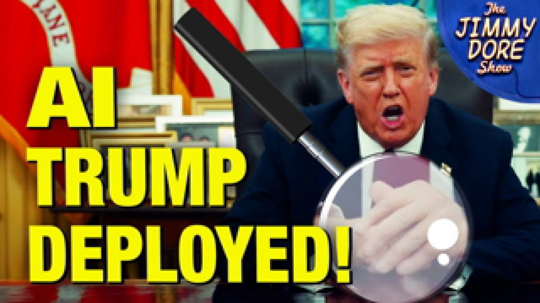 ⁣WHITE HOUSE RELEASES AI-GENERATED VIDEO OF TRUMP EULOGIZING CHARLIE KIRK❗