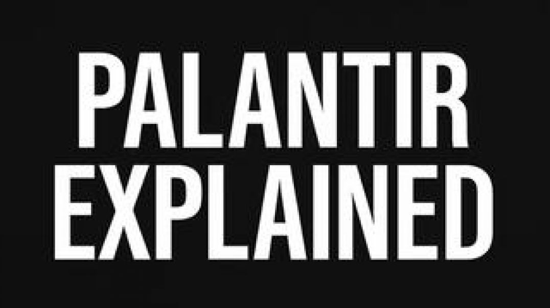 ⁣THEY HAVE PALANTIR 🤖 THEY DON'T NEED YOUTUBE ANYMORE