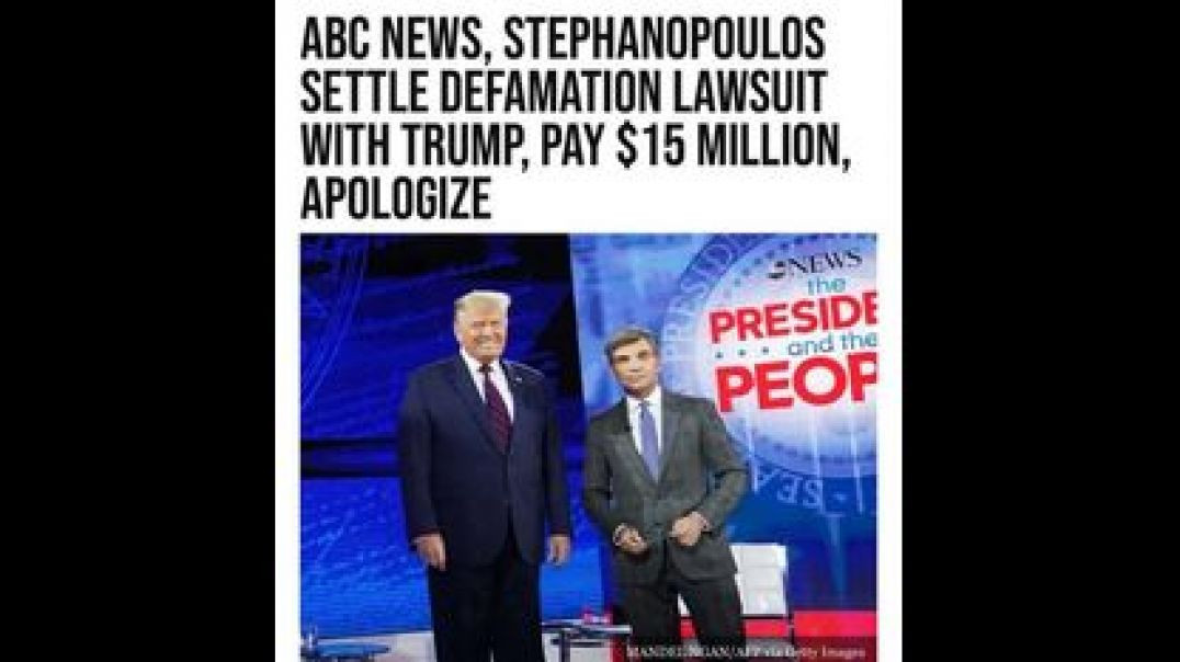 ⁣FAKE NEWS ABC CURBSTOMPED 🥾 BY PRESIDENT DONALD JOHN TRUMP