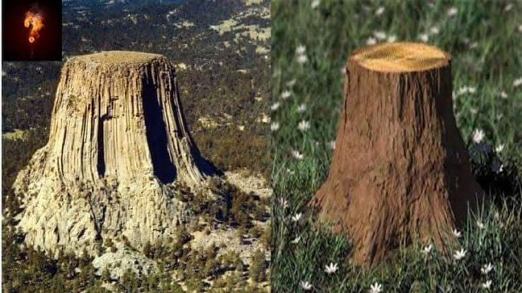 ⁣THE DEVIL'S TOWER HAS BEEN SCANNED WITH LIDAR AND APPARENTLY IT IS HOLLOW WITH STRUCTURES INSID
