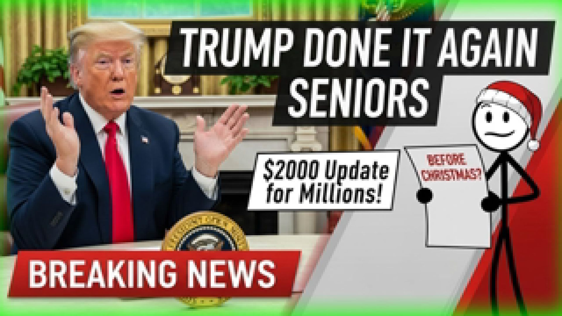 TRUMP DIVIDEND CHECK BEFORE CHRISTMAS❓🎄 HERE'S WHAT WE KNOW