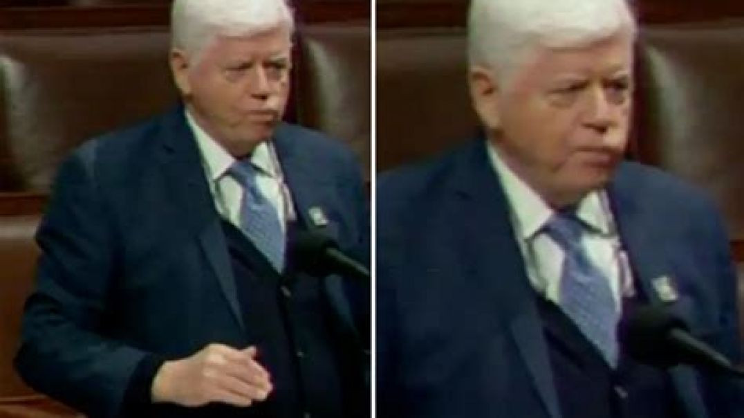 JOHN LARSON GLITCHES LIKE A ROBOT 🤖 DURING SPEECH ON HOUSE FLOOR