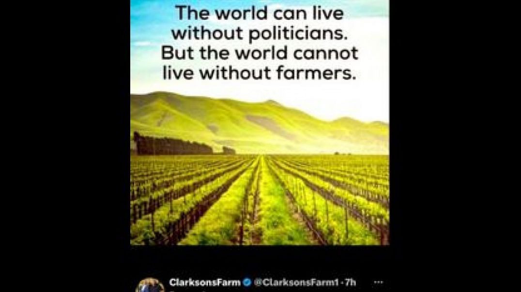 THIS MAN IS 💯 CORRECT IN HIS RESPONSE TO A LIBERAL WHO SAYS FARMING 🧑‍🌾 IS A DYING INDUSTRY