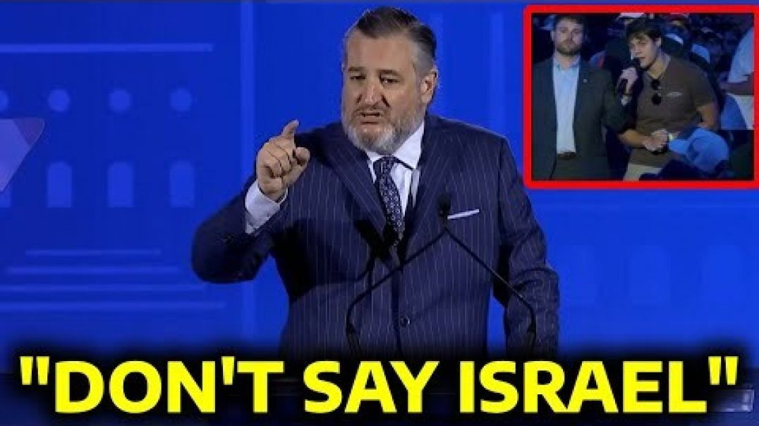 TEL AVIV TED CRUZ FREAKS OUT ₪ AT STUDENTS ASKING ABOUT ISRAEL
