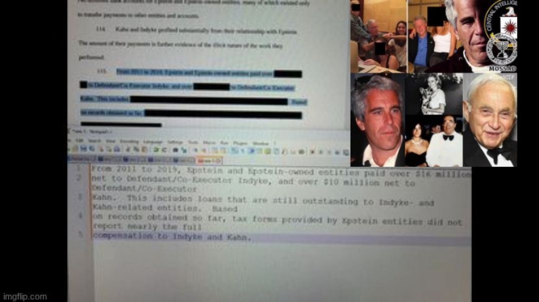 THE REDACTED EPSTEIN FILES RELEASE 🗄 ARE NOT QUITE REDACTED