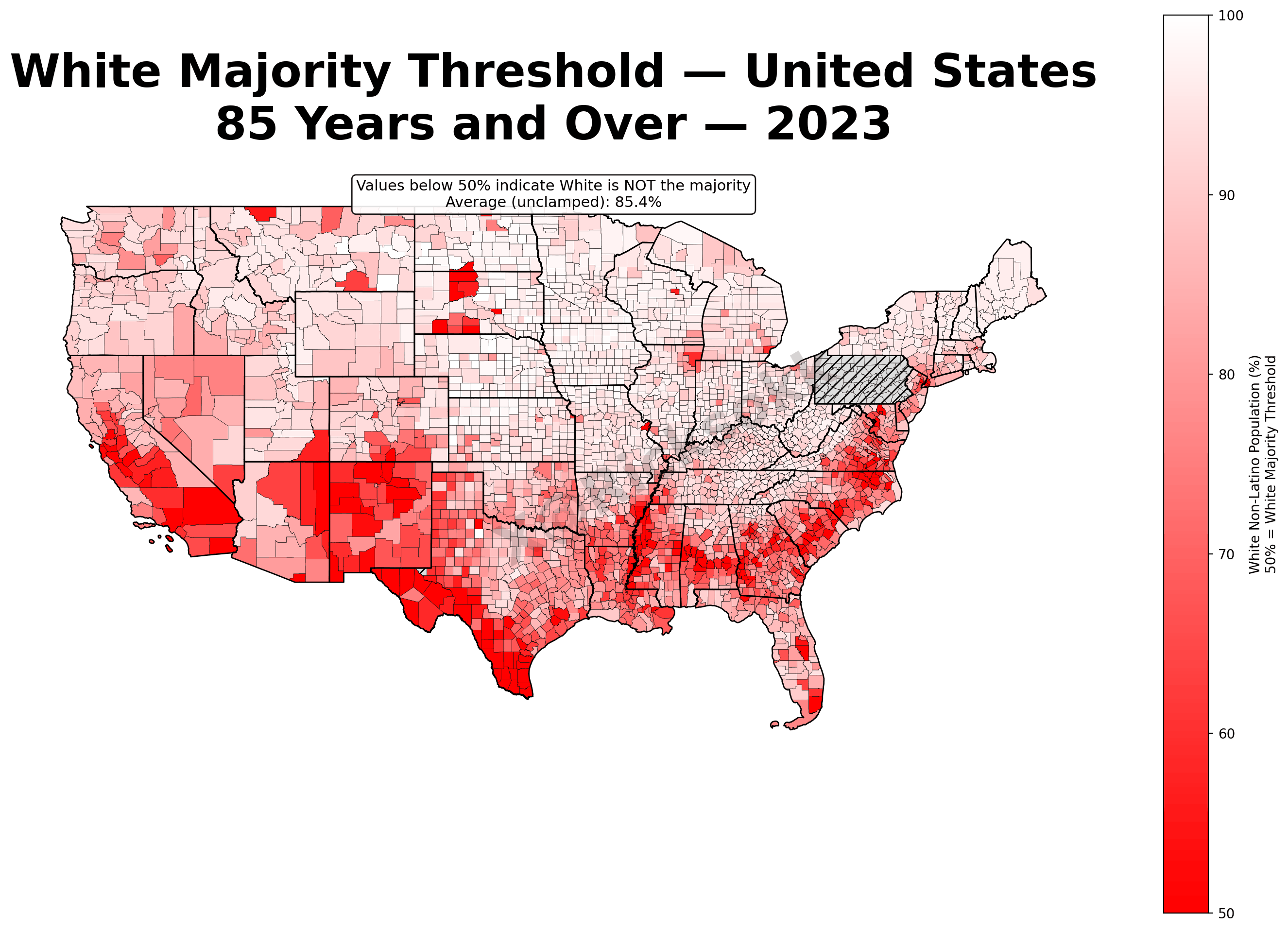 WHITE MAJORITY THRESHOLD