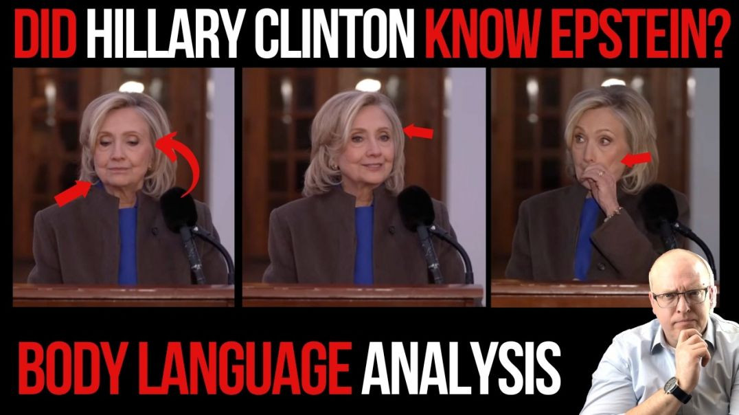 DID HILLARY DIANE RODHAM CLINTON KNOW JEFFREY EPSTEIN❓ BODY LANGUAGE ANALYSIS