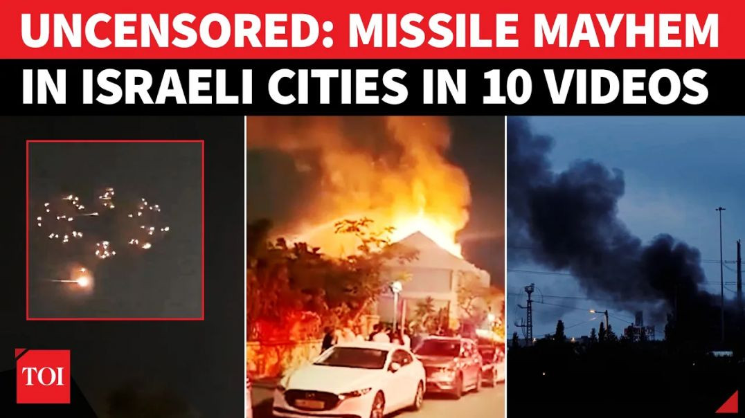 ⁣LEAKED FOOTAGEː ISRAELI CITIES IN RUINS 🚀 DESPITE CENSORSHIP OF IRANIAN ATTACKS