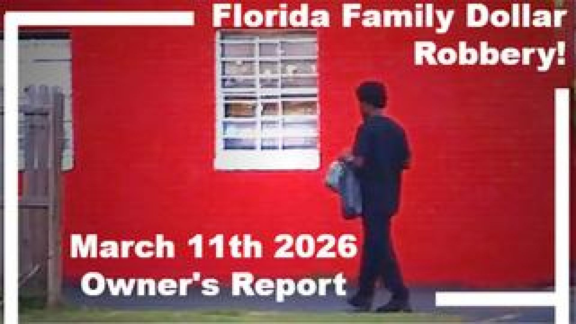 ⁣Family Dollar Robbery Enabling black Invaders While Stalking Florida Residents