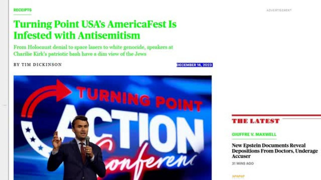 Did Zionists Kill Charlie Kirk? Hexagod Podcasts [MIRROR]