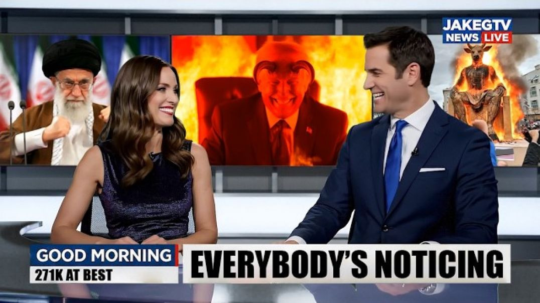 POVː YOU TRY WATCHING THE IRAN REGIME CHANGE BUT THE ANCHORS KEEP NOTICING