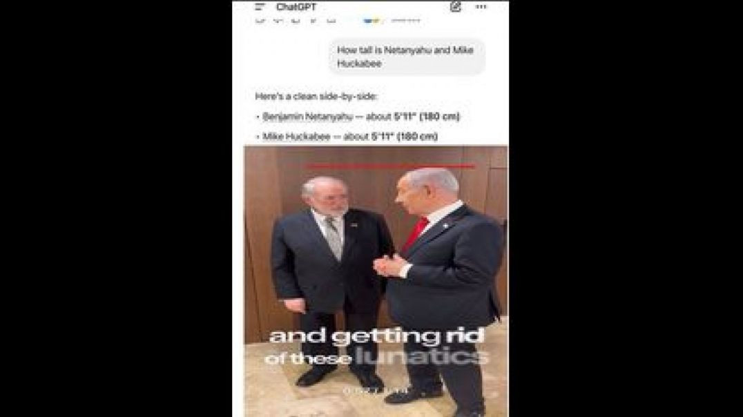 DID MIKE HUCKABEE HAVE A FACE GLITCH IN THE LATEST NETANYAHU PROOF OF LIFE VIDEO❓