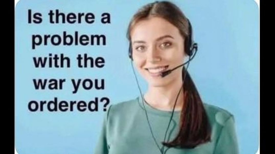 IS THERE A PROBLEM WITH THE WAR YOU ORDERED, ISRAEL❓