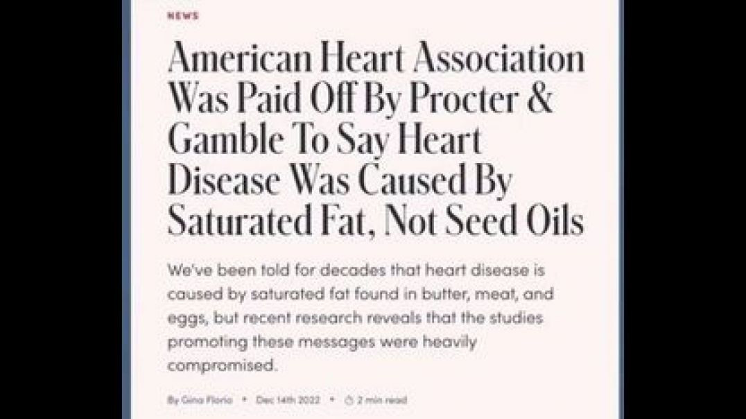 THE BAIT AND SWITCH 🔄 OF SEED OILS