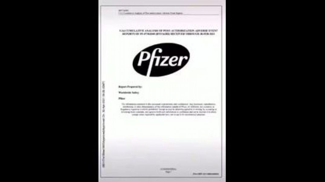 ⁣💥BQQQQQQQM💥 HERE ARE THE PFIZER DOCUMENTS WITH SIDE EFFECTS THEY WANTED SEALED FOR 75 YEARS❗