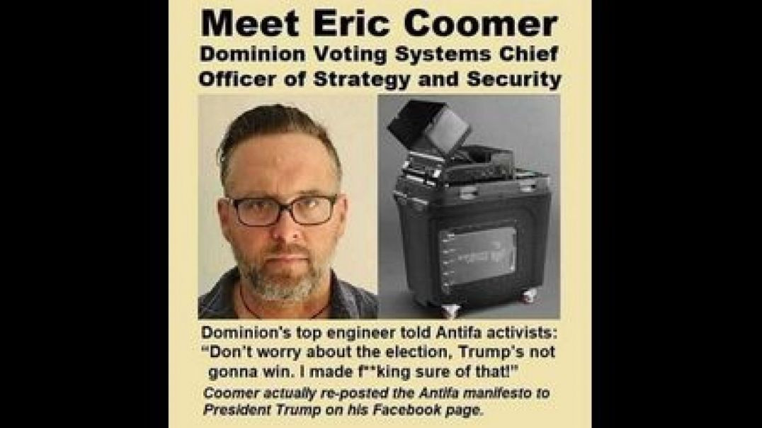 DOMINION VOTING SYSTEMS IS INTENTIONALLY AND PURPOSEFULLY DESIGNED 🗳 TO INFLUENCE ELECTION RESULTS