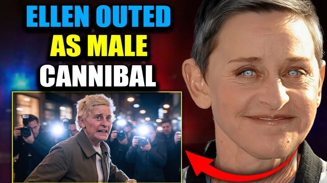 ⁣ELLEN DᴇGENERES IN CRISISː TV EXECS SAY SHE IS A BIOLOGICAL MALE WHO ATE CHILD FLESH ON SET