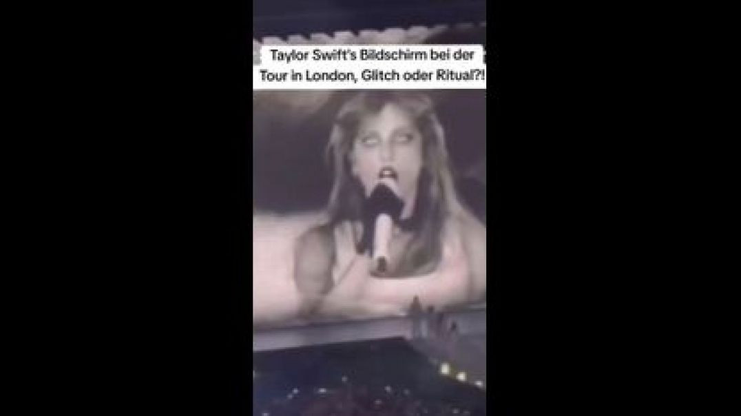 TAYLOR SWIFT CAUGHT GLITCHING DURING A PERFORMANCE IN LONDON❗