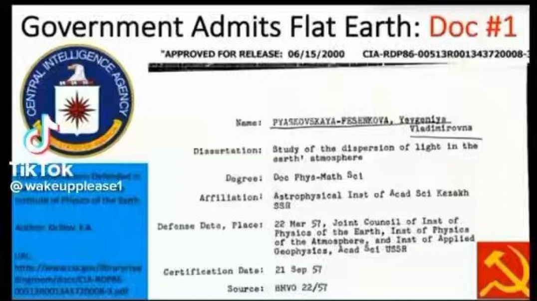 ⁣GOVERNMENT DOCUMENTS ADMIT 🗺 FLAT [BIBLICAL] EARTH