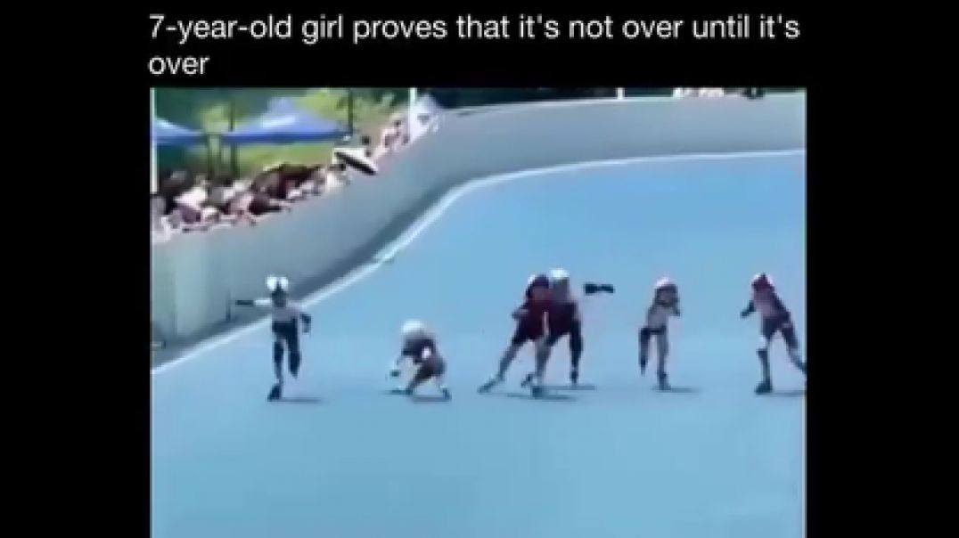 7 YEAR OLD GIRL PROVES 🛼 IT'S NOT OVER UNTIL IT'S OVER❗