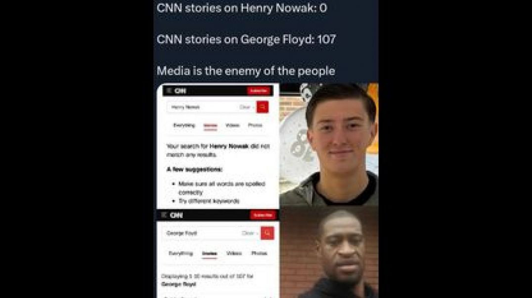 ⁣THE STORY OF THE DEATH OF HENRY NOWAK IS THE INVERSE OF GEORGE FLOYD❗