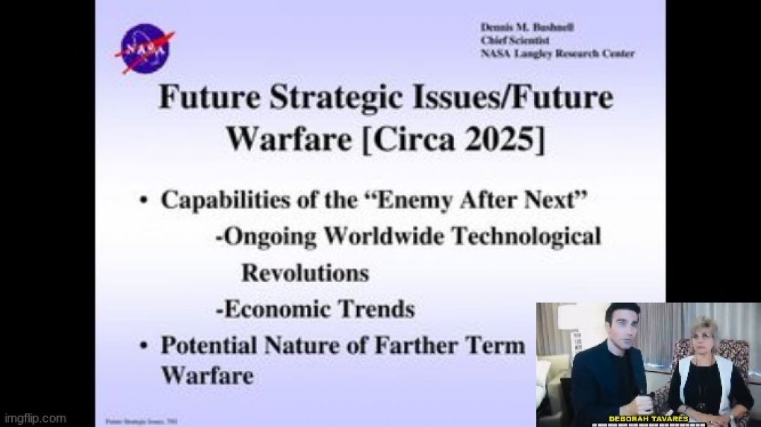 DEBORAH TAVARES DISCUSSES A NASA 📑 WAR DOCUMENT POSTED ON JULY 2001❗