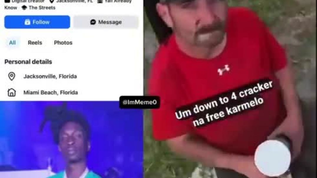 Deranged black invader attacks Jacksonville Florida residents with criminal violence!