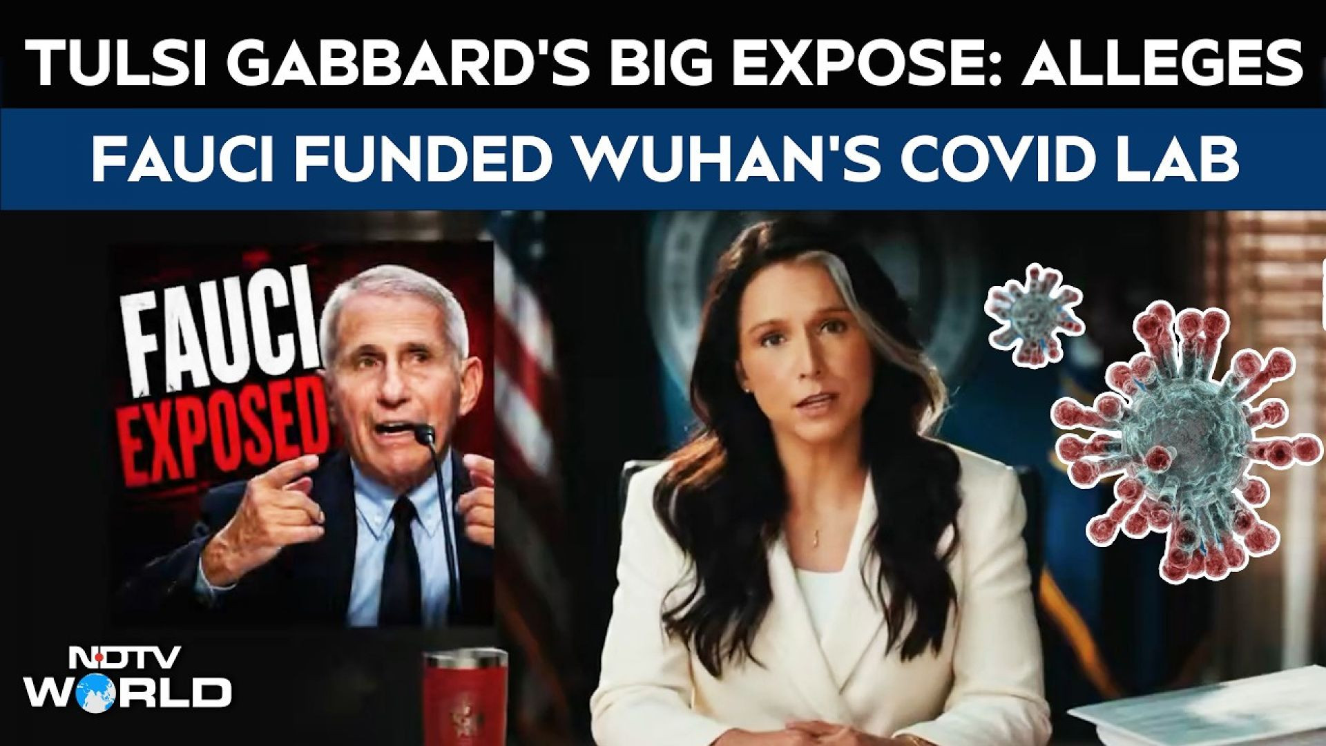 COVID 19 ⚕ TULSI GABBARD'S FINAL ACTː DECLASSIFIED COVID DOCUMENTS THAT CLAIM FAUCI FUNDED WUHA