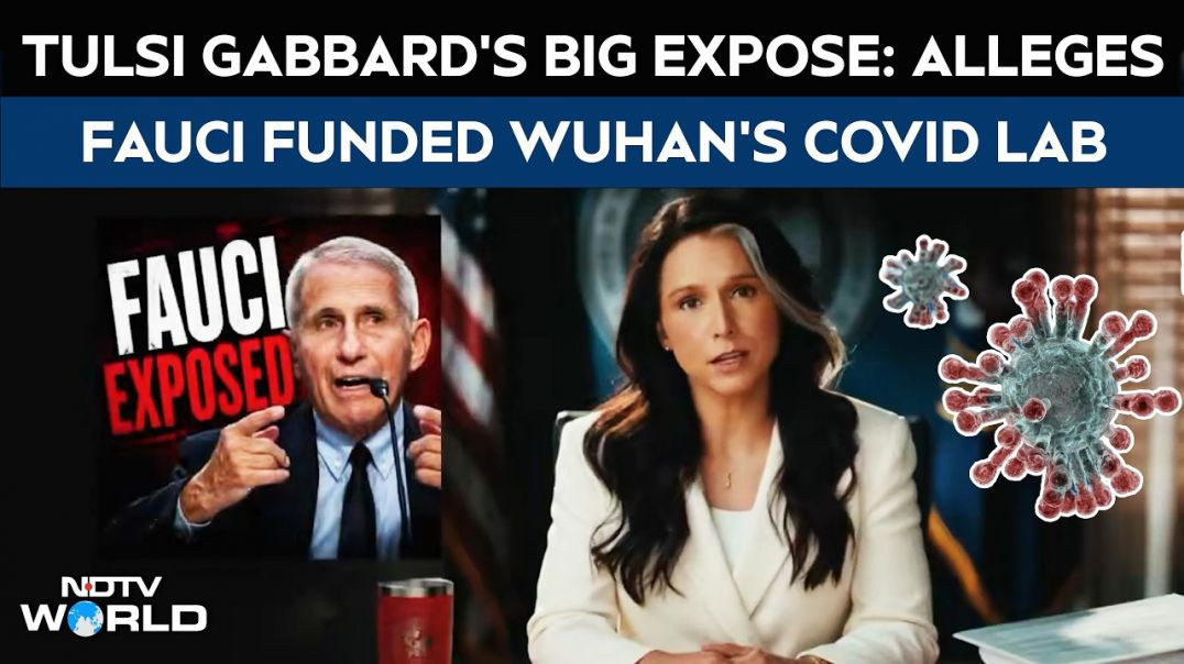 COVID 19 ⚕ TULSI GABBARD'S FINAL ACTː DECLASSIFIED COVID DOCUMENTS THAT CLAIM FAUCI FUNDED WUHA