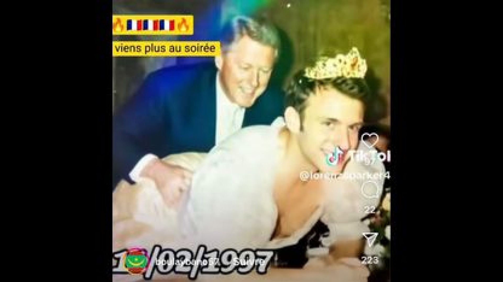 SLICK WILLY CLINTON 🔥 BURNING DOWN THE HOUSE❗[ALSO STARRING EMMANUEL MACRON]