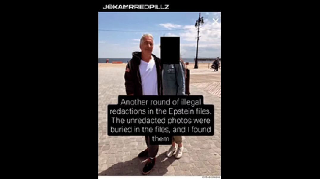 ANOTHER ROUND OF ILLEGAL REDACTIONS IN THE EPSTEIN FILES 🔞 [UNREDACTED PHOTOS FOUND]