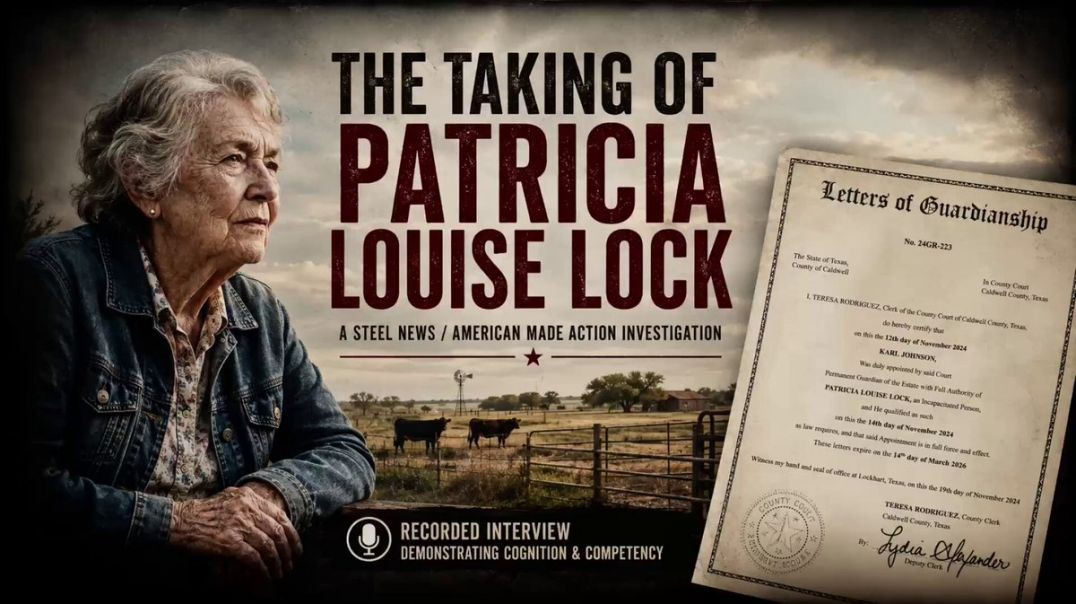 ANN VANDERSTEEL REPORTS ON THE CASE OF PATRICIA LOUISE LOCK ⚖️ [A LAND GRAB AND MEDICAL KIDNAPPING]