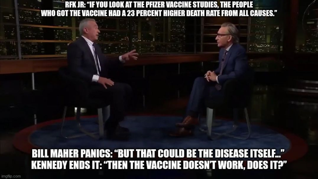 ROBERT FRANCIS KENNEDY JR JUST NUKED THE COVIDIOCRACY NARRATIVE ⚕ ON RED SHOE CLUB MEMBER BILL MAHER