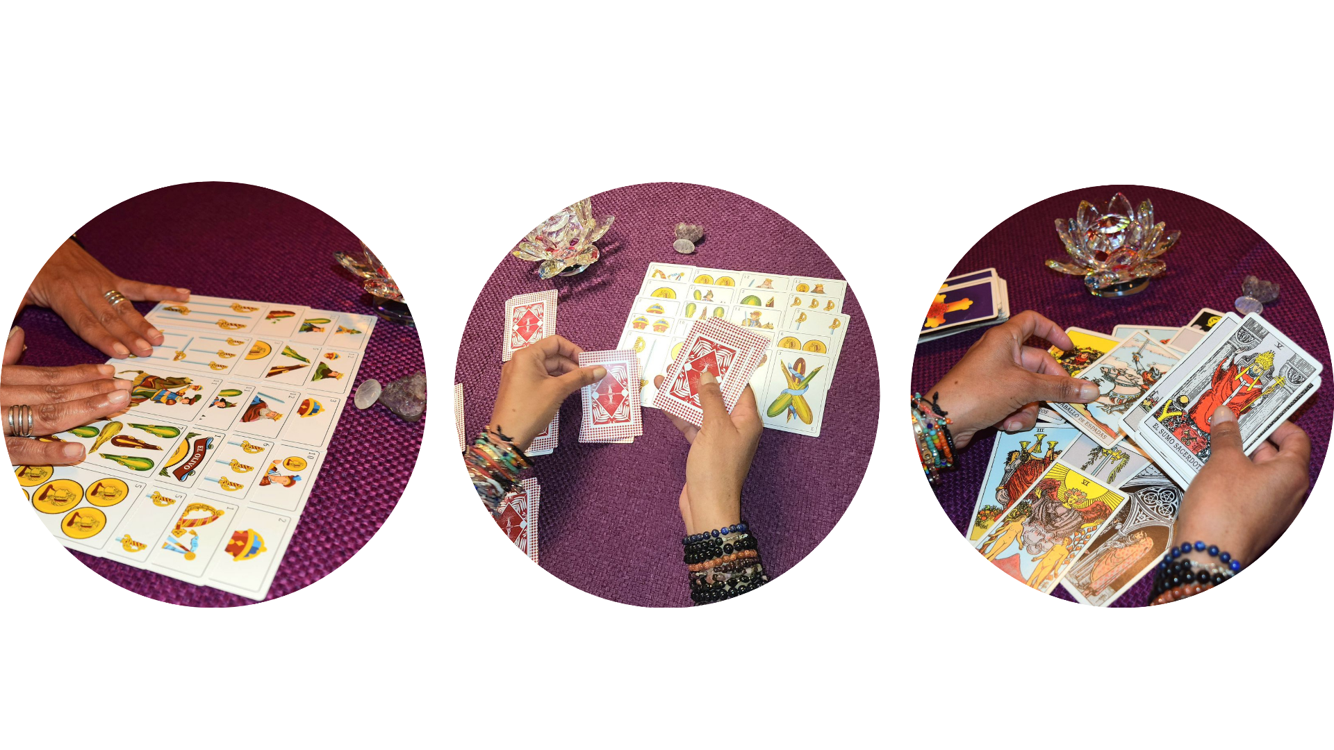 Lectura general con Baraja Española y Tarot