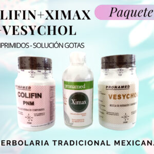 COLIFIN + COLIFIN Gotas + VESHICOL | Paquete 2.
